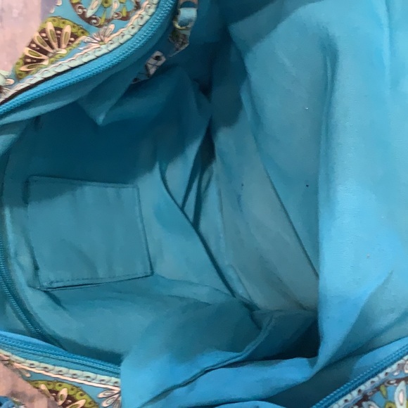 print Purse w/change or phone pouch & zip - pocket preowned - Picture 3 of 4